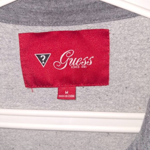 Guess Women's Button Down Jacket - Gray - Size M - Picture 6 of 8